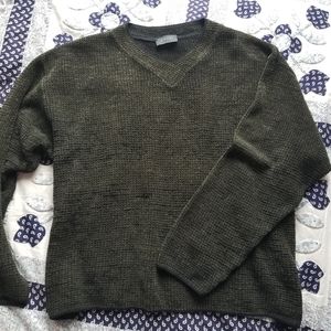 Olive Green Knit Sweater